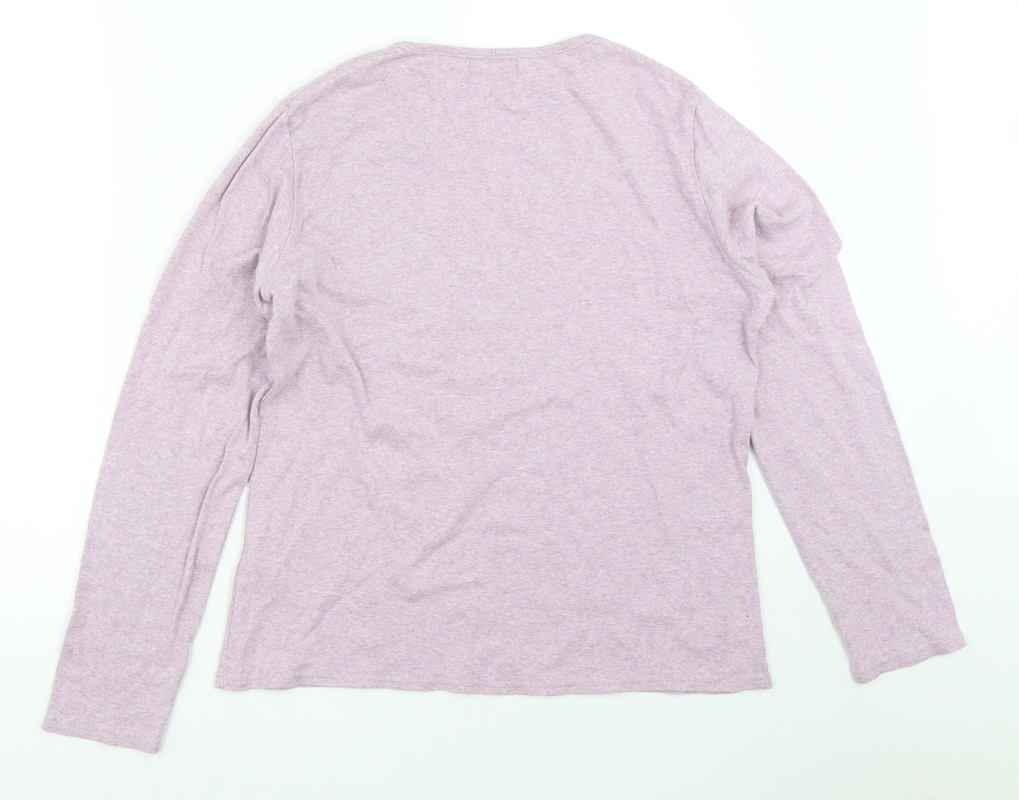BM Collection Womens Purple   Basic T-Shirt Size M