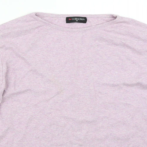BM Collection Womens Purple   Basic T-Shirt Size M