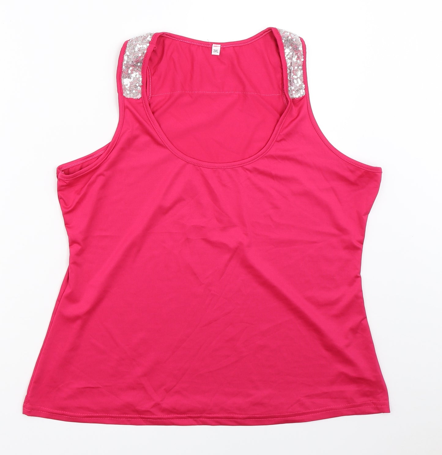 Preworn Womens Pink   Basic Blouse Size 3XL