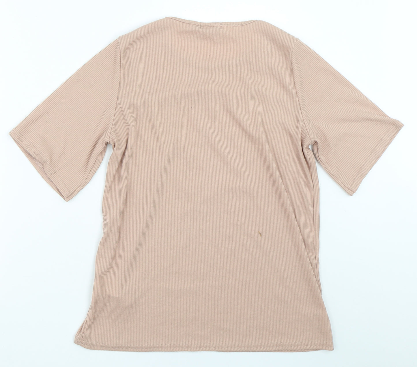 Boohoo Womens Pink   Basic T-Shirt Size 10