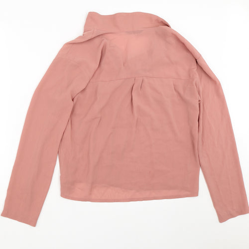 SheIn Womens Pink   Basic Button-Up Size M