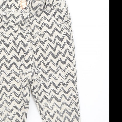 TU Girls Ivory   Capri Trousers Size 12-18 Months