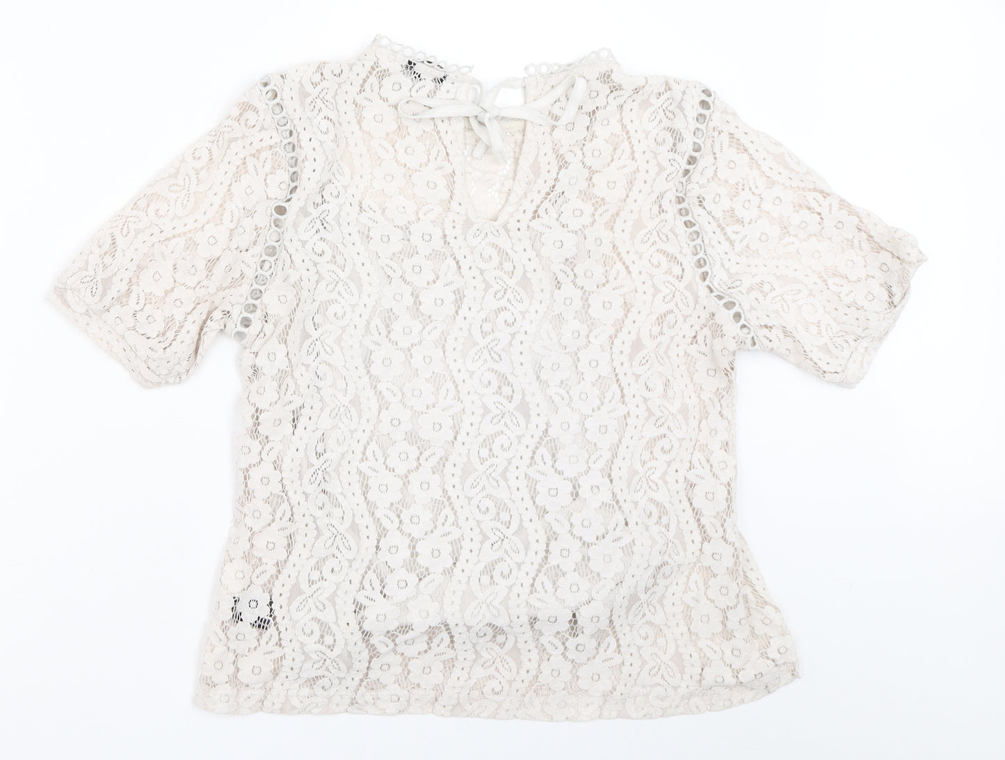 ADIVA Womens Ivory   Basic Blouse Size M