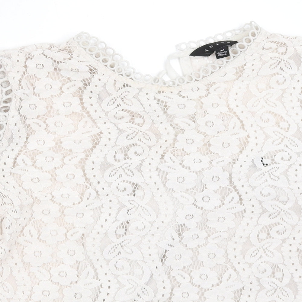 ADIVA Womens Ivory   Basic Blouse Size M