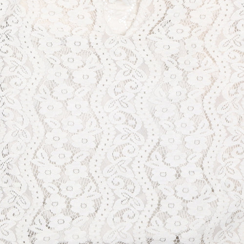 ADIVA Womens Ivory   Basic Blouse Size M