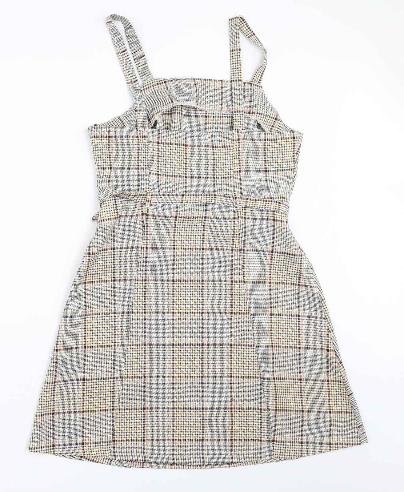 Primark Womens Beige   Pinafore/Dungaree Dress  Size 10