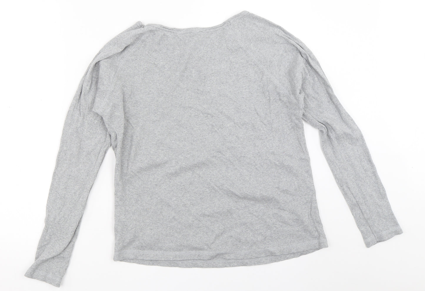 Pretty Secrets Womens Grey Solid  Top Pyjama Top Size 12