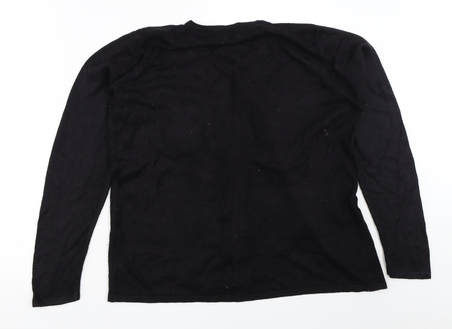 Fay Louise Womens Black   Cardigan Jumper Size M