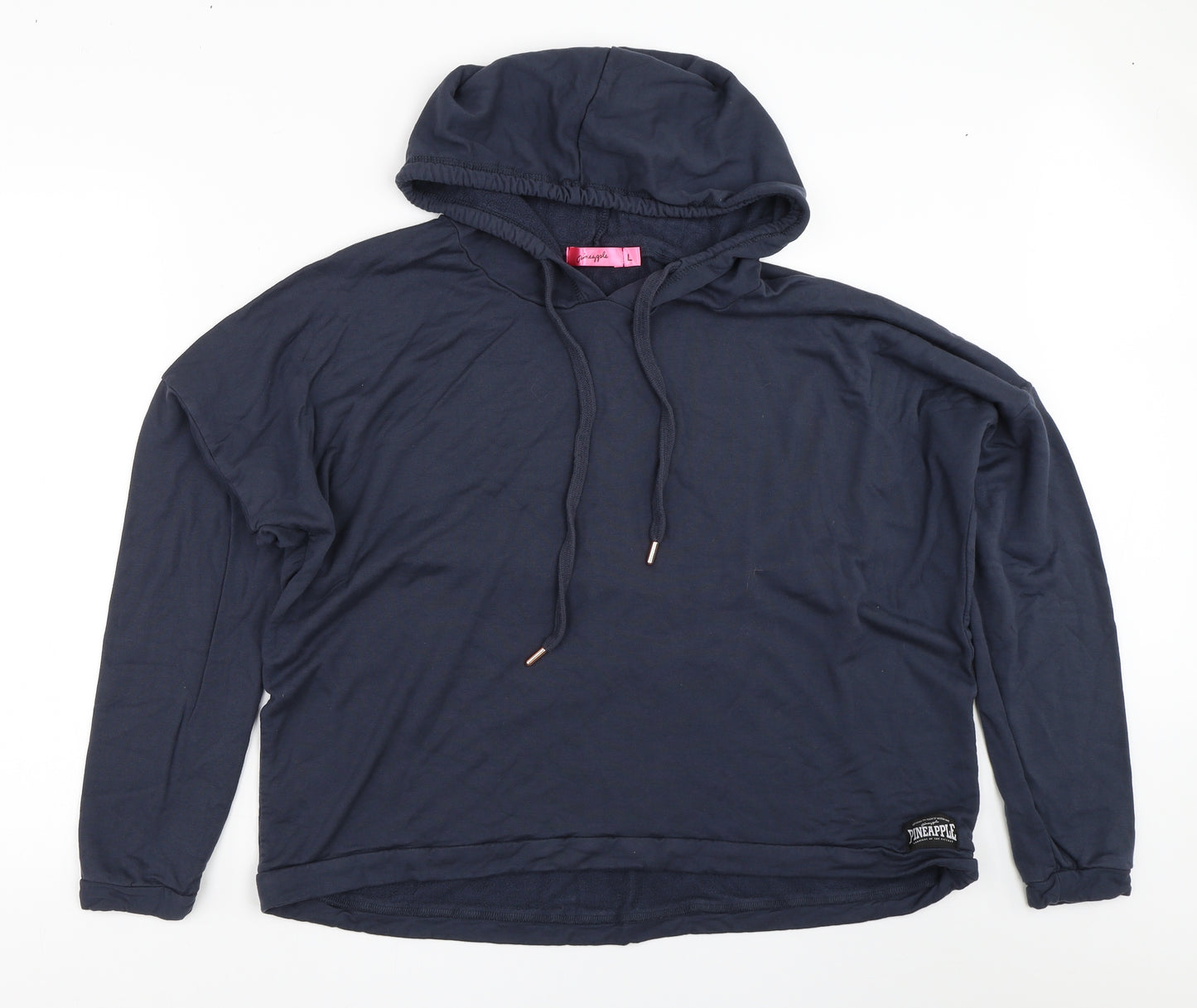 Pineapple Womens Blue   Pullover Hoodie Size L