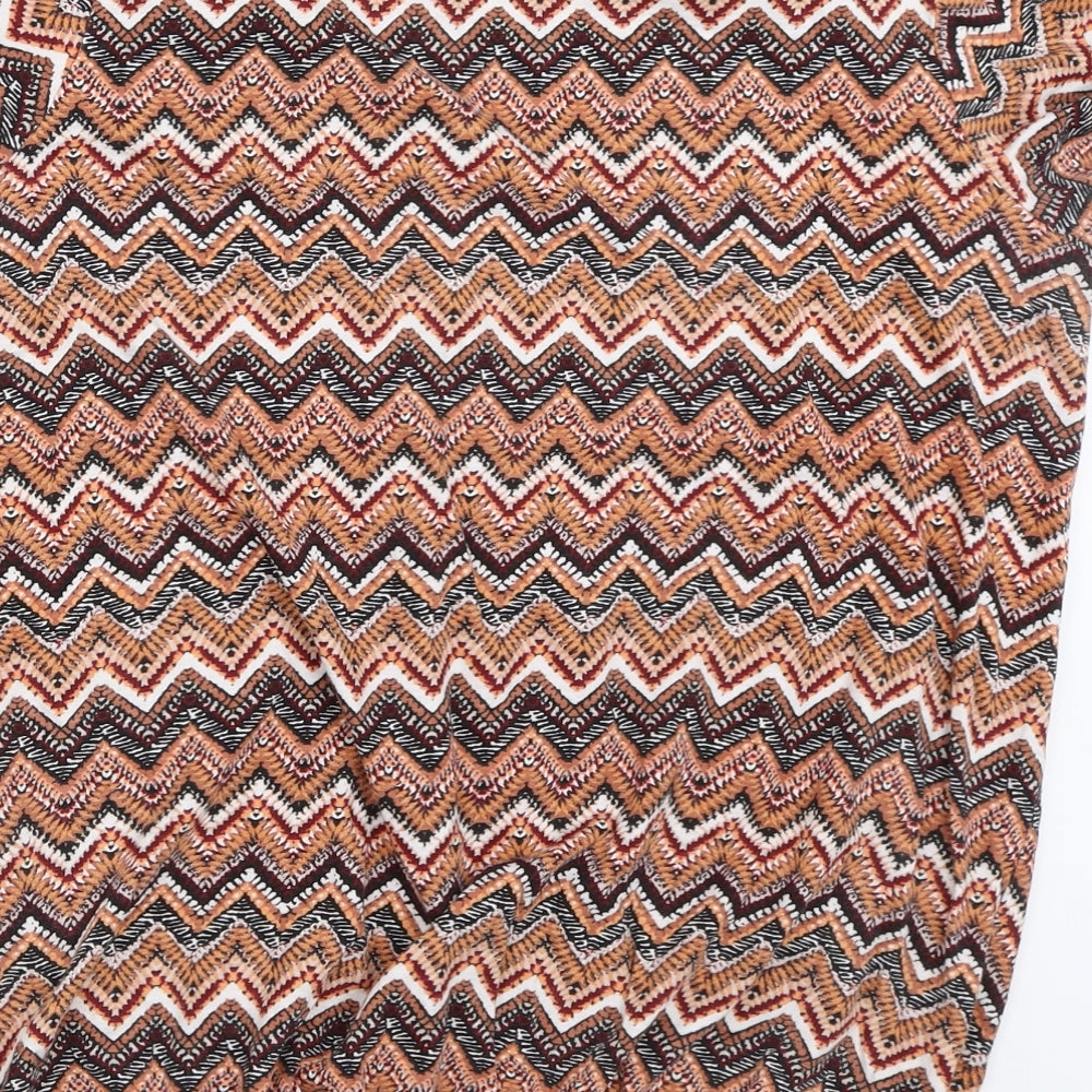 George Womens Orange   Basic T-Shirt Size 16