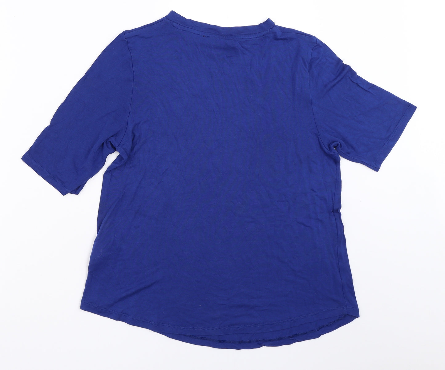 Marks and Spencer Womens Blue   Basic T-Shirt Size 14