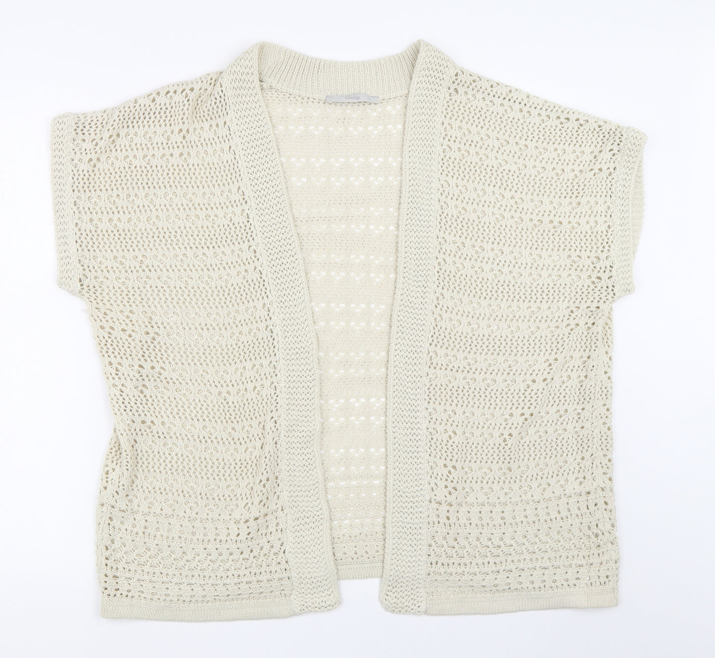 George Womens Beige   Cardigan Jumper Size S