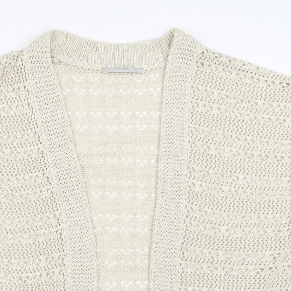 George Womens Beige   Cardigan Jumper Size S