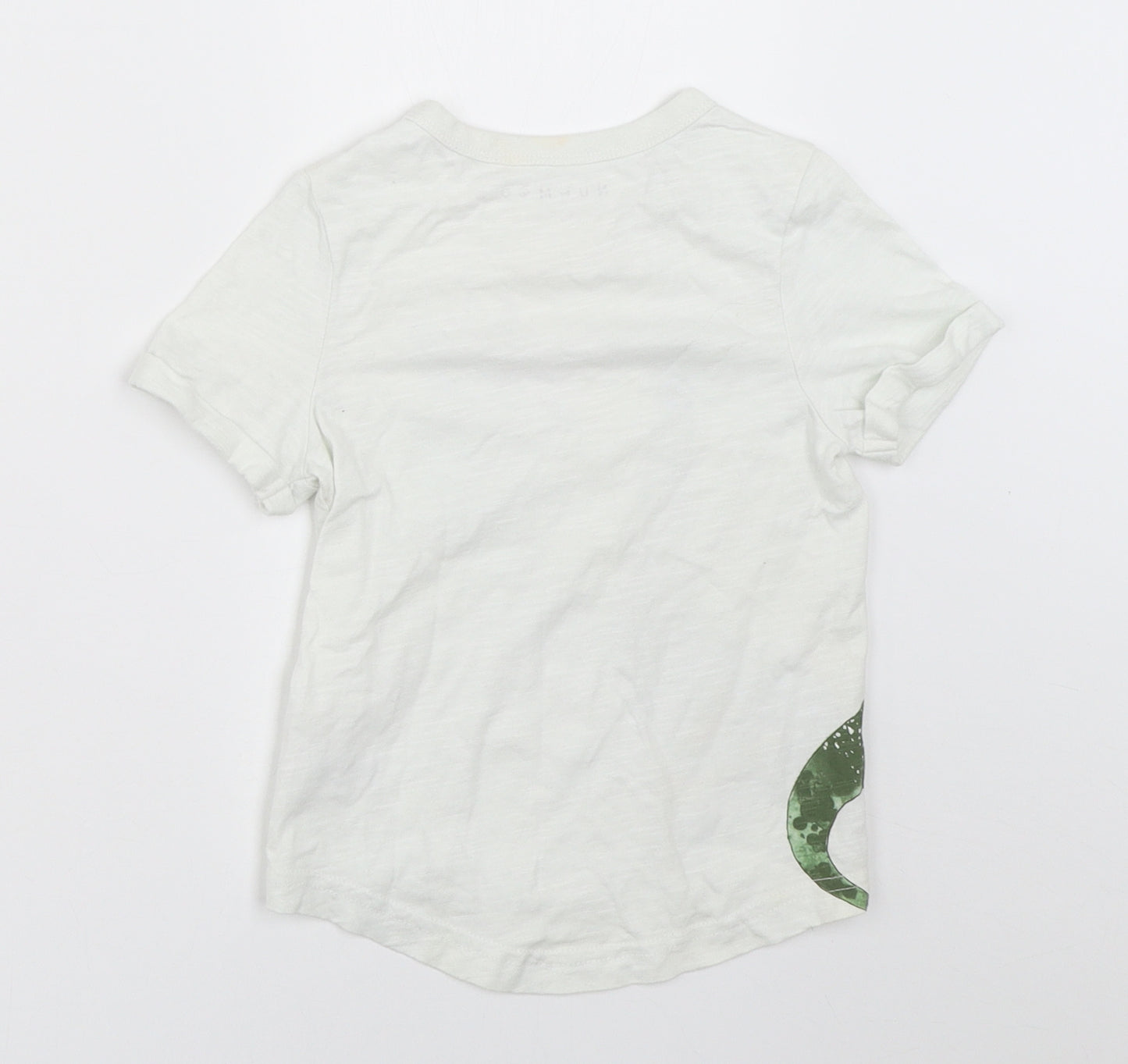Nutmeg Boys White   Basic T-Shirt Size 12-18 Months