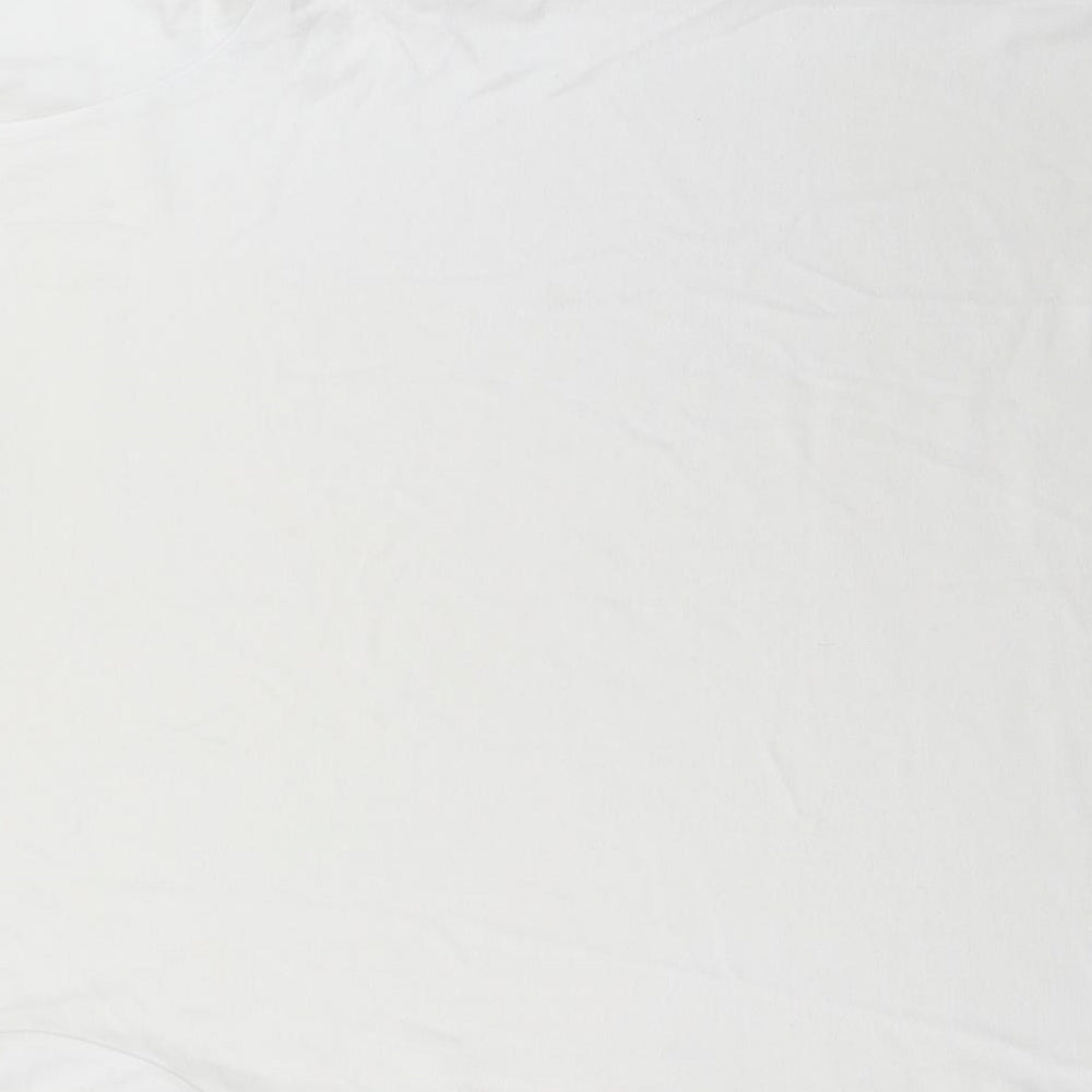 River Island Mens White    T-Shirt Size M
