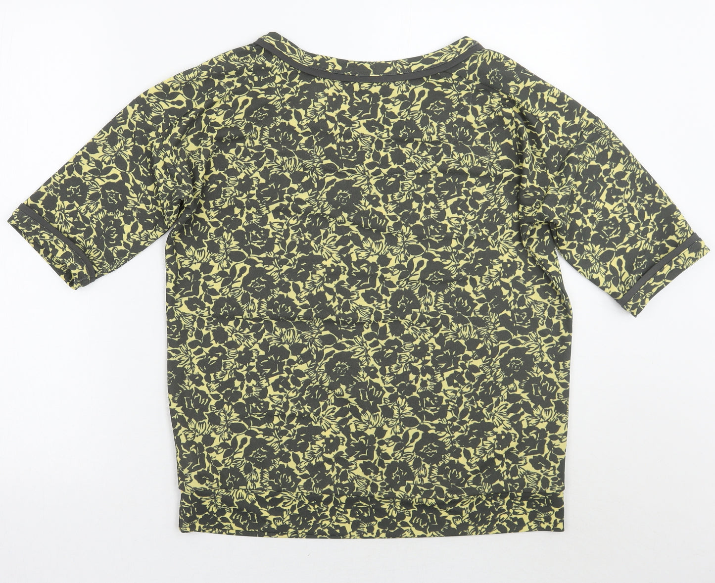 NEXT Womens Green Floral  Basic T-Shirt Size 8