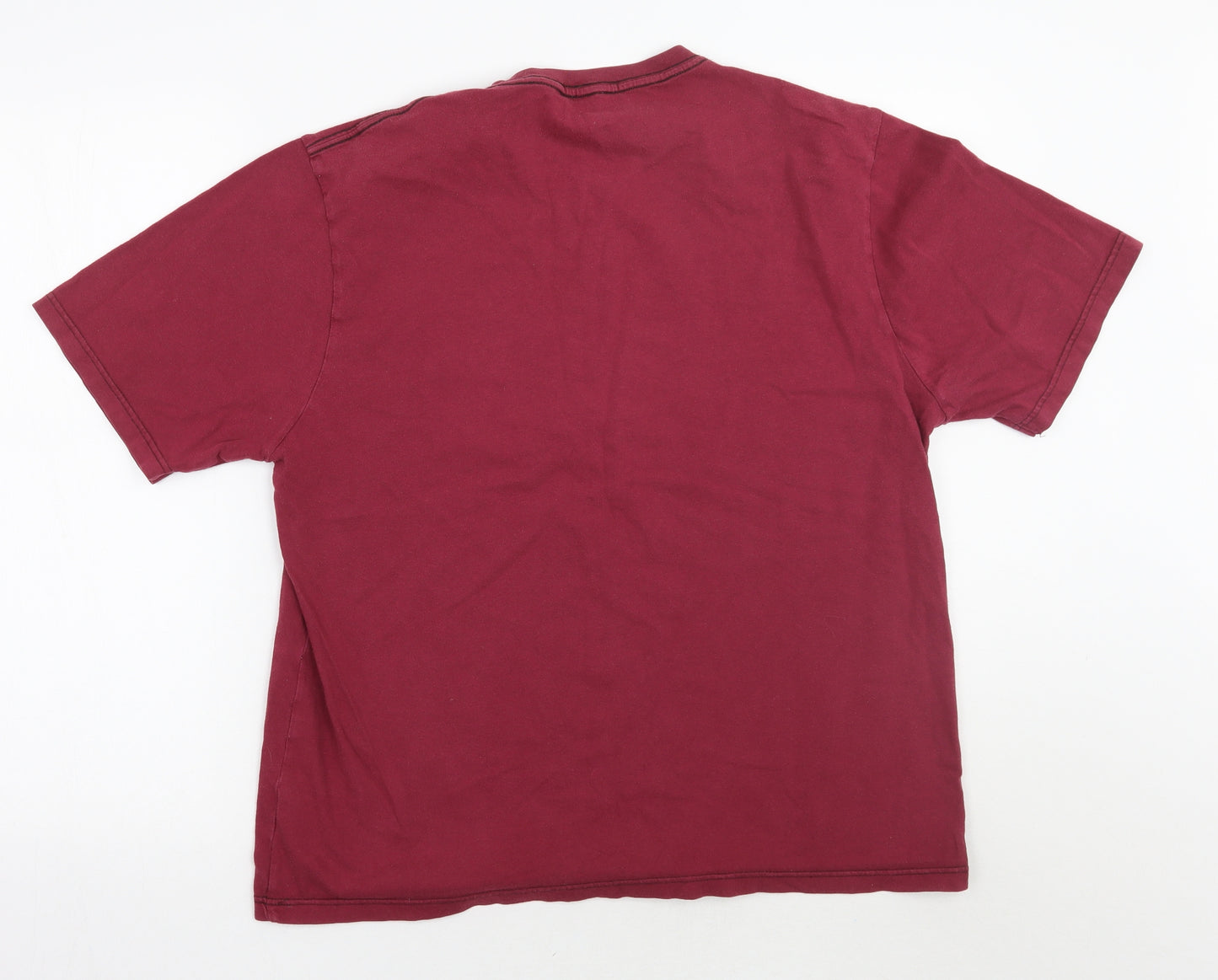 George Mens Red    T-Shirt Size L