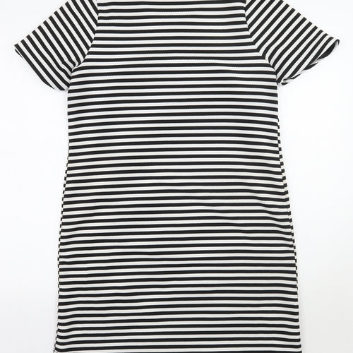 Quiz Womens White Striped  A-Line  Size 12
