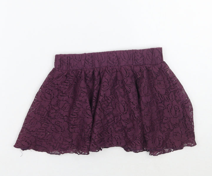 Terranova Girls Purple A-Line Skirt Size 4-5 Years