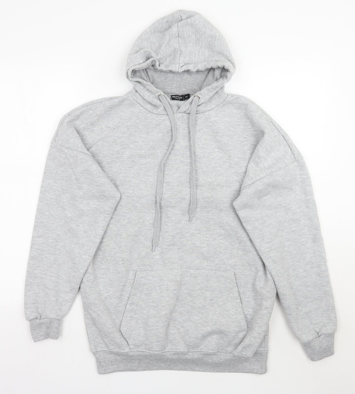 Nasty Gal Womens Grey Pullover Hoodie Size XS