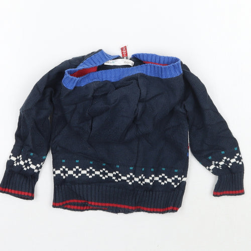 M&Co Boys Blue   Jacket Coatigan Size 9-12 Months