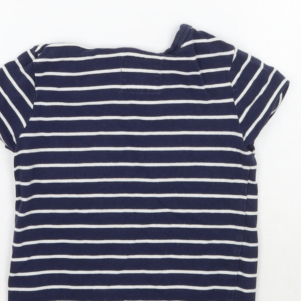 Debenhams Boys Blue Striped  Basic T-Shirt Size 2-3 Years  - THE GRUFFALO