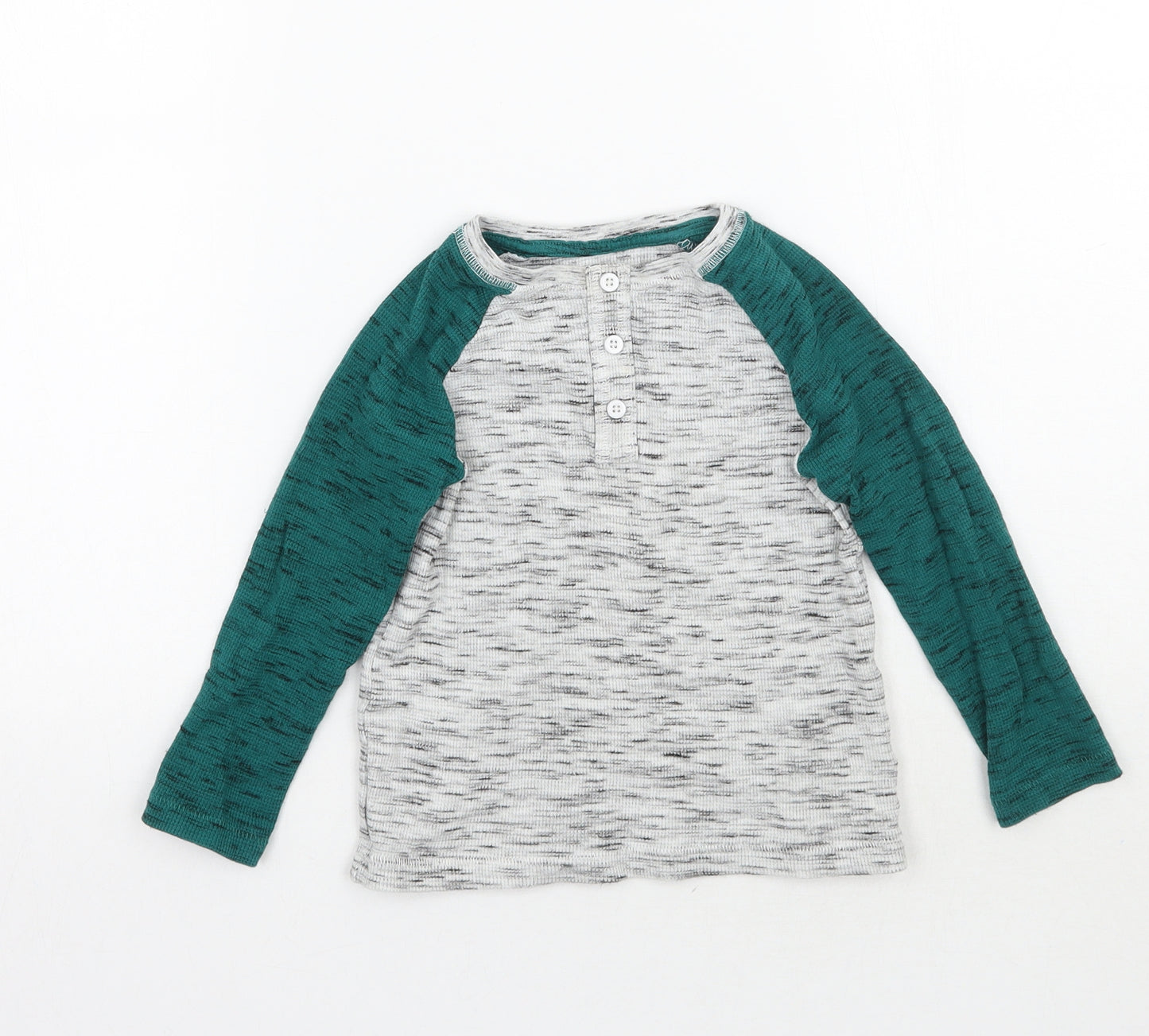 TU Boys Grey   Basic T-Shirt Size 2-3 Years