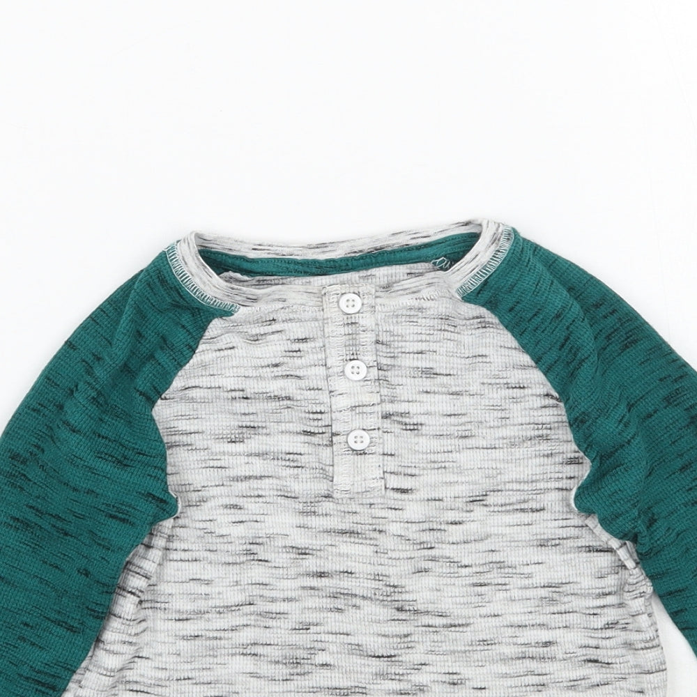TU Boys Grey   Basic T-Shirt Size 2-3 Years