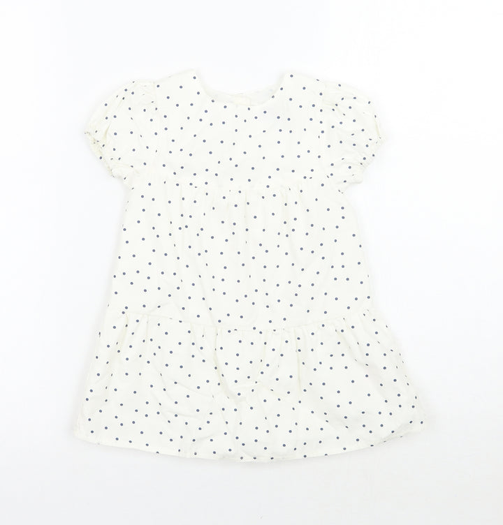 Primark Girls White Polka Dot A-Line Size 18-24 Months