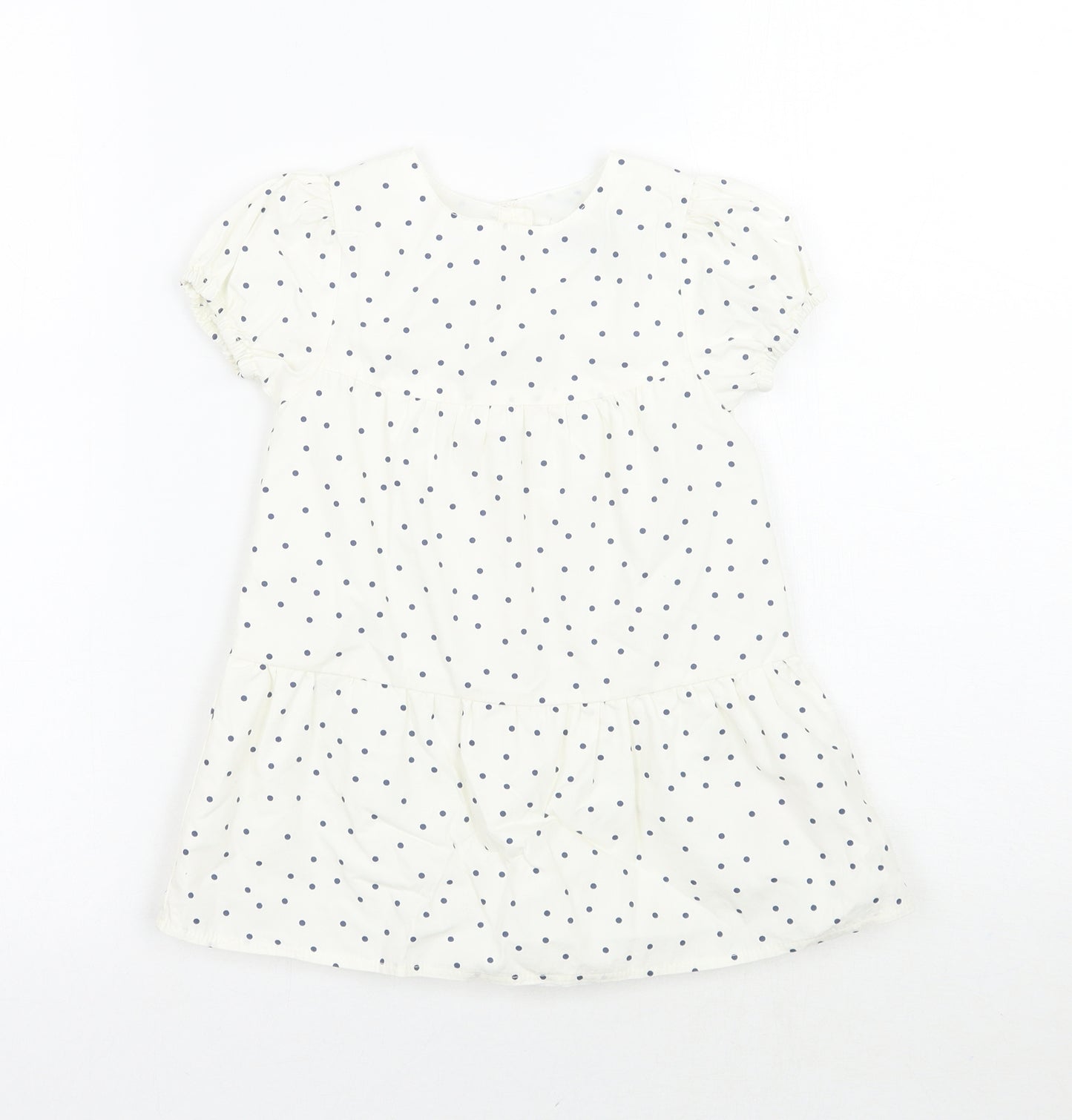 Primark Girls White Polka Dot  A-Line  Size 18-24 Months