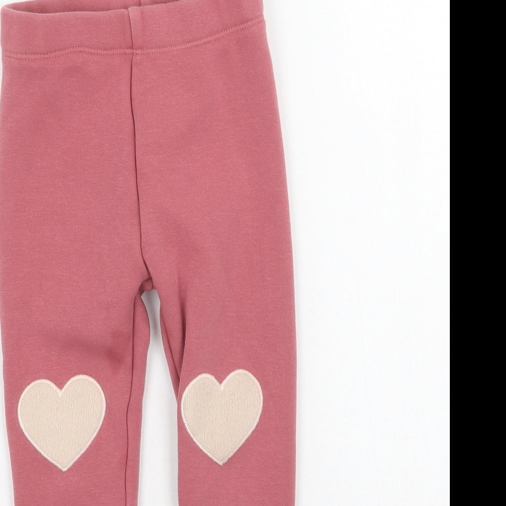 NEXT Girls Pink   Sweatpants Trousers Size 2-3 Years