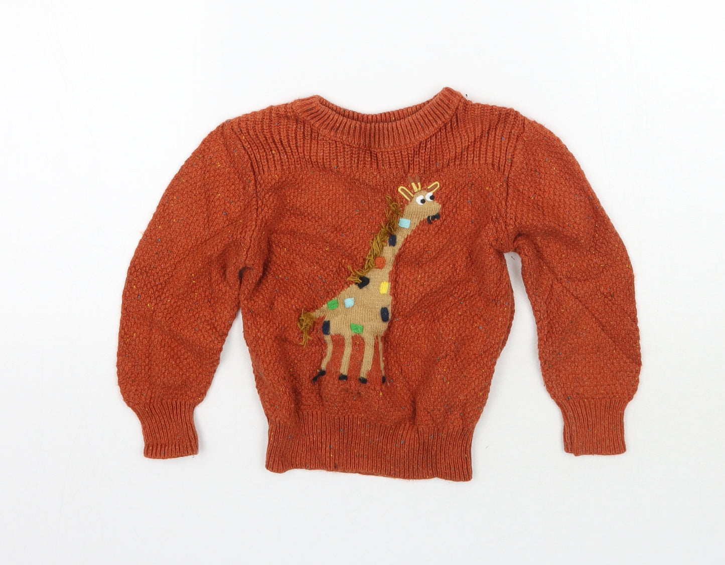 NEXT Girls Brown   Pullover Jumper Size 2-3 Years