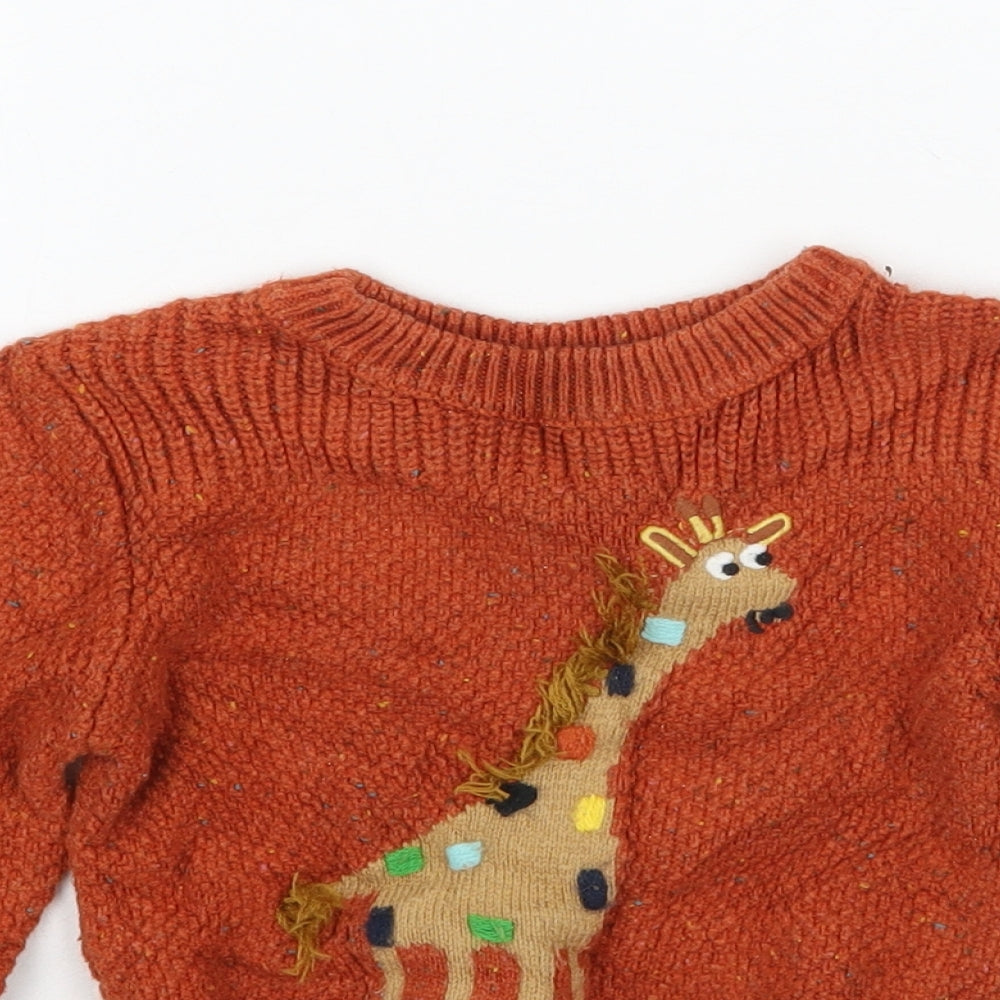 NEXT Girls Brown   Pullover Jumper Size 2-3 Years
