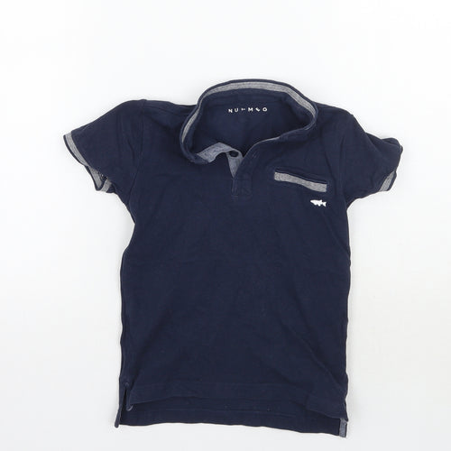 Nutmeg Boys Blue   Basic Polo Size 4-5 Years