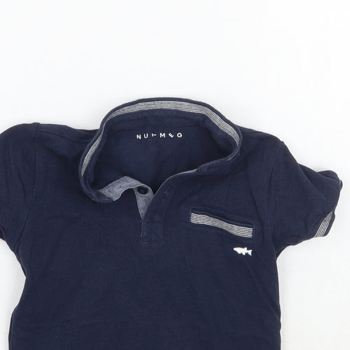 Nutmeg Boys Blue   Basic Polo Size 4-5 Years