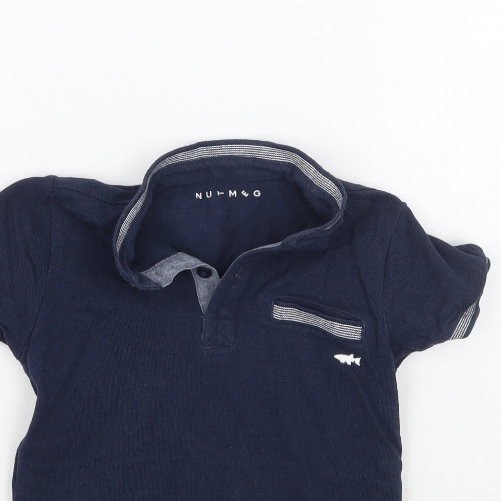 Nutmeg Boys Blue   Basic Polo Size 4-5 Years