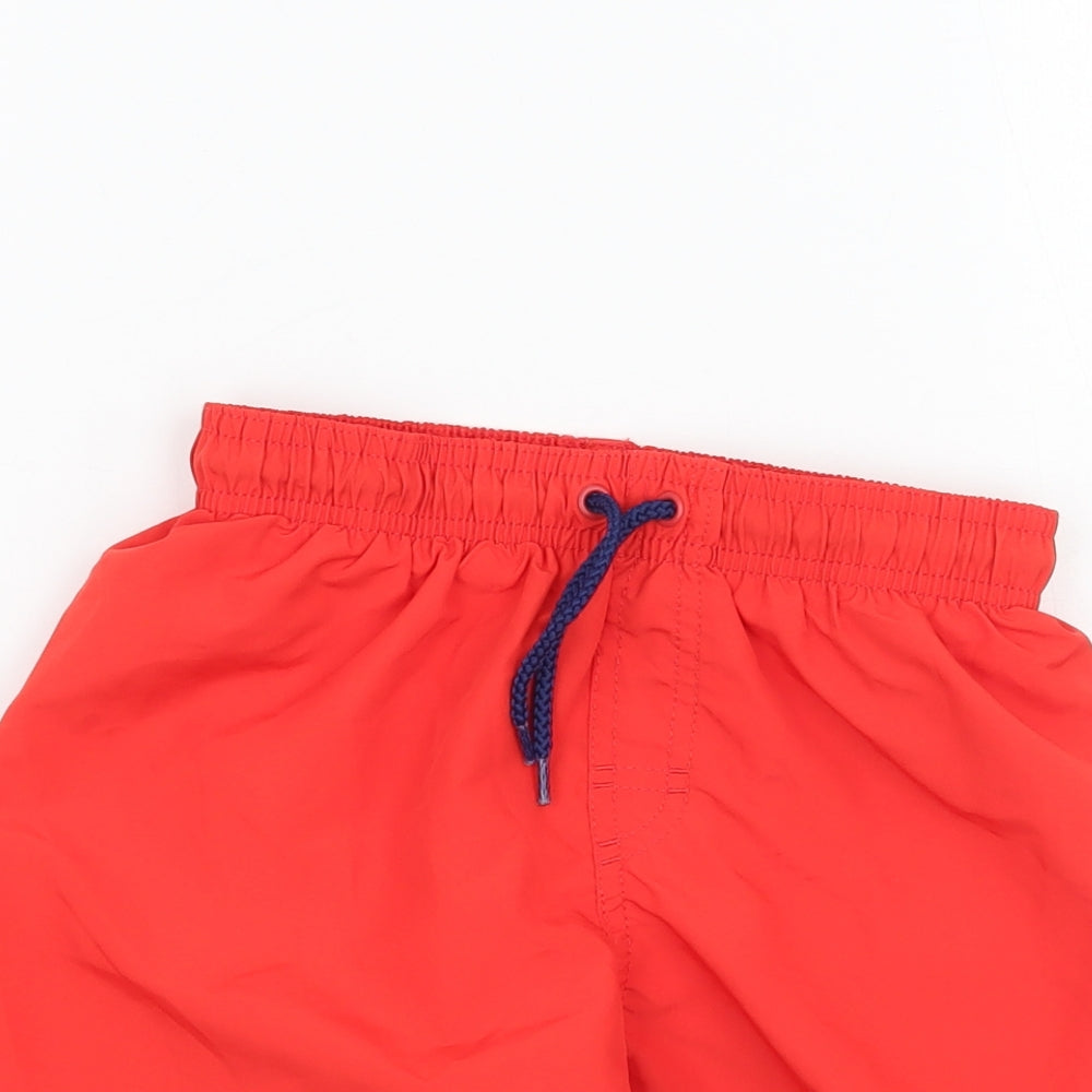 H&M Boys Red   Bermuda Shorts Size 7 Years