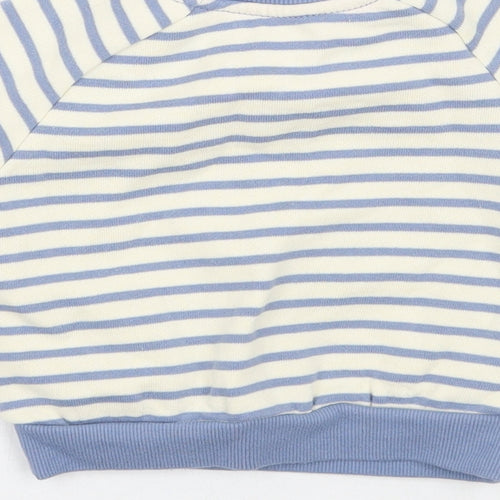 Primark Baby Ivory Striped  Pullover Jumper Size 3-6 Months