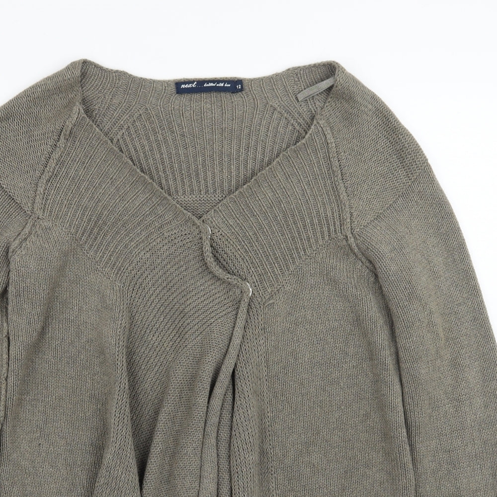 NEXT Womens Green   Cardigan Jumper Size 12
