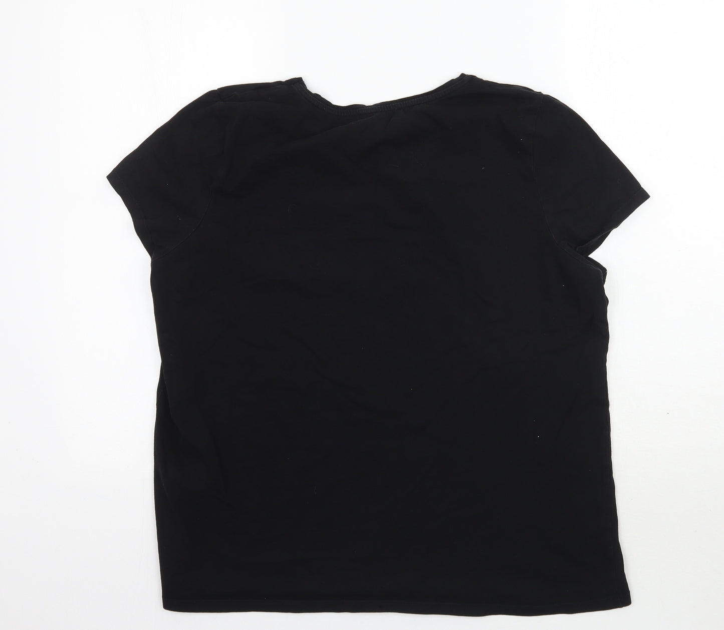 Primark Womens Black   Basic T-Shirt Size L