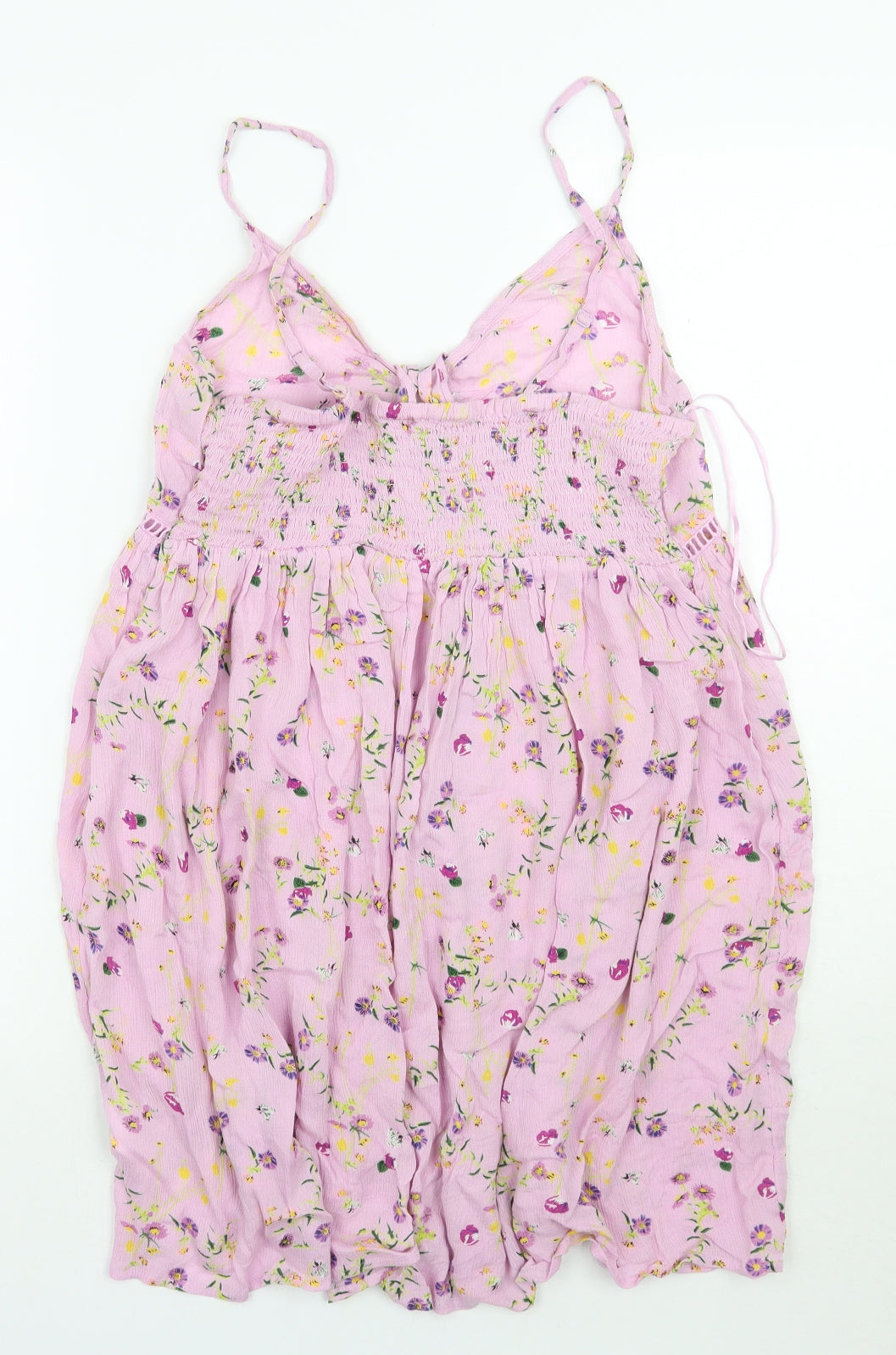 Faith Womens Pink Floral  A-Line  Size M