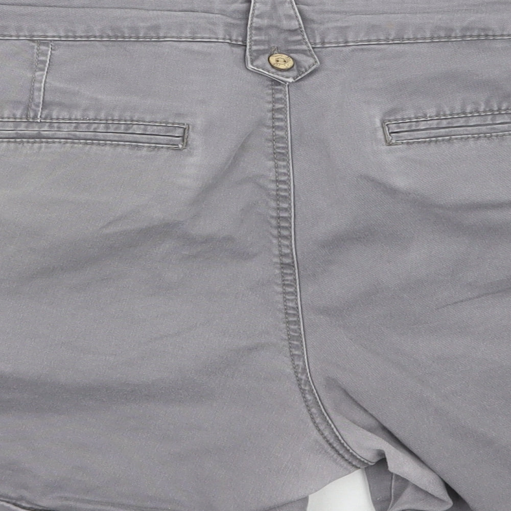 Mantaray Womens Grey   Chino Shorts Size 16