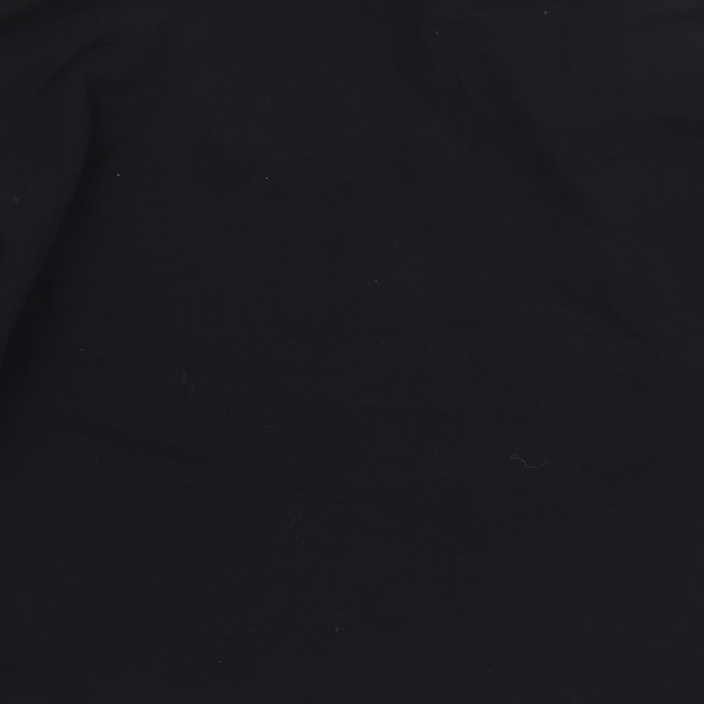 Newlook Womens Black Floral  Basic T-Shirt Size 12