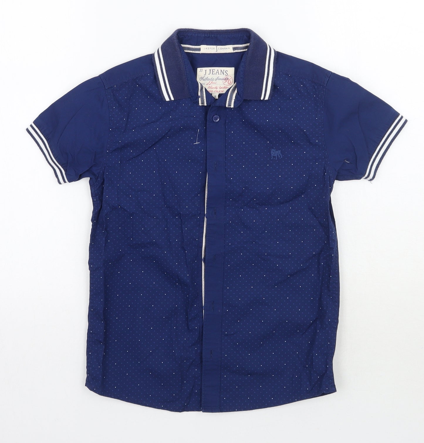Jasper Conran Boys Blue   Basic Button-Up Size 9 Years