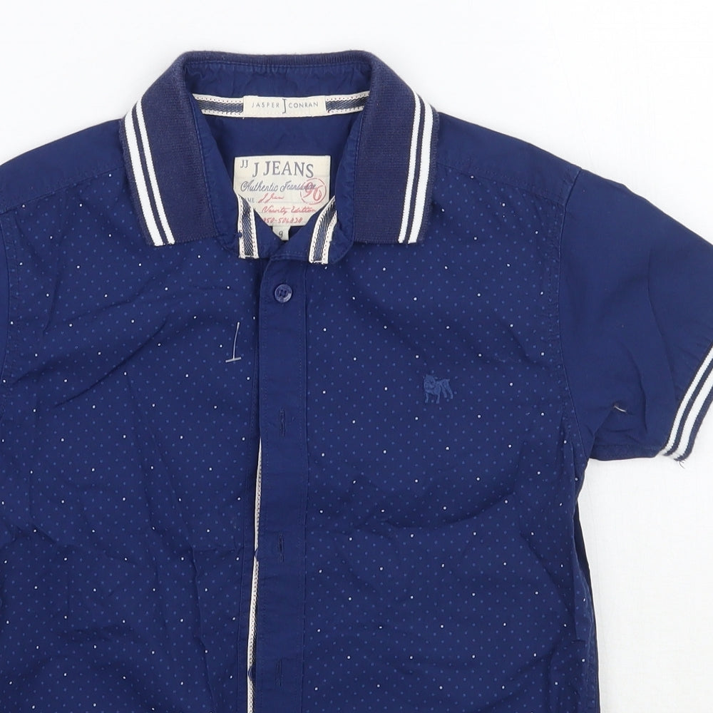 Jasper Conran Boys Blue   Basic Button-Up Size 9 Years