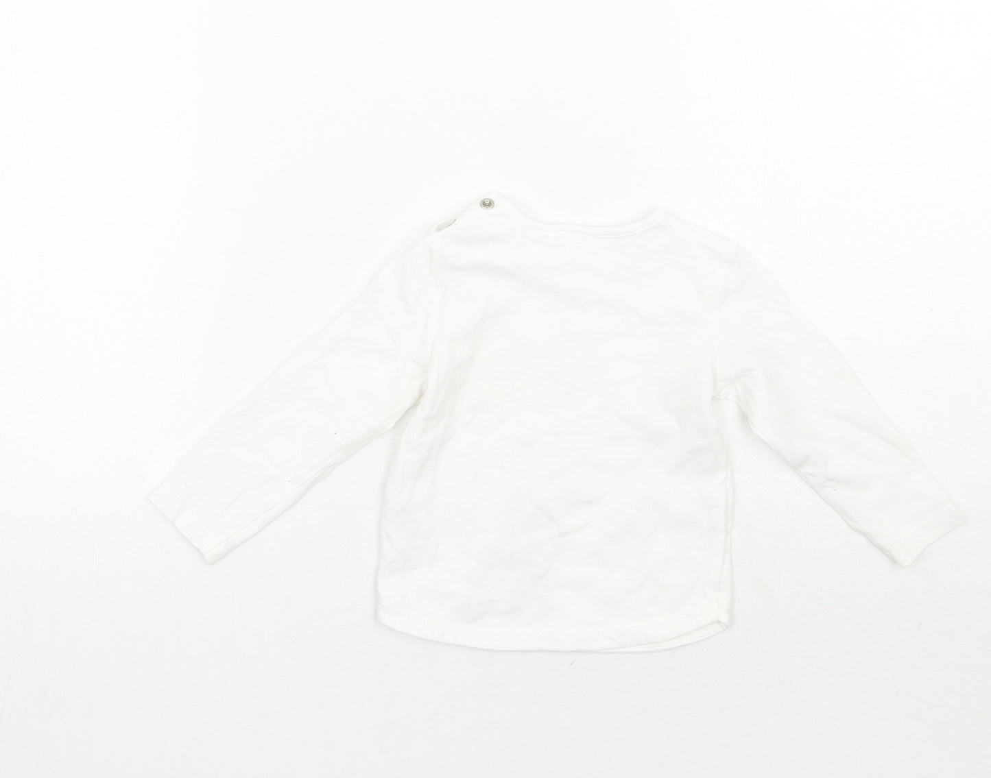 TU Girls White   Basic T-Shirt Size 6-9 Months