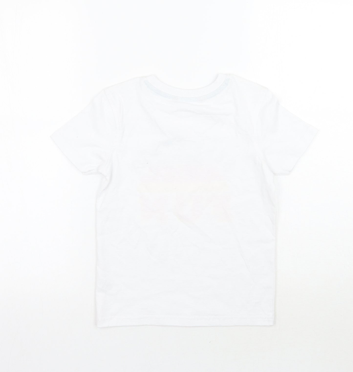 George Boys White   Basic T-Shirt Size 5-6 Years