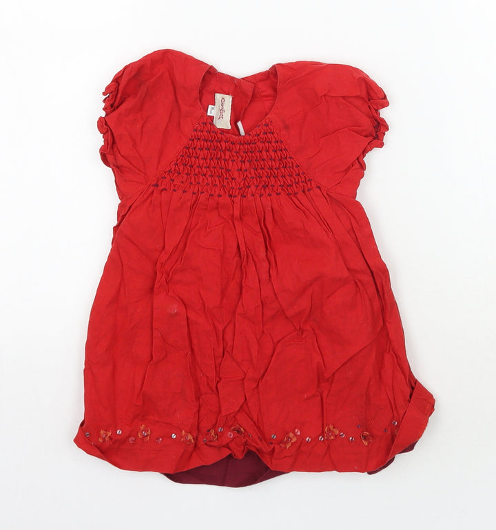 Confetti Girls Red   A-Line  Size 18 Months