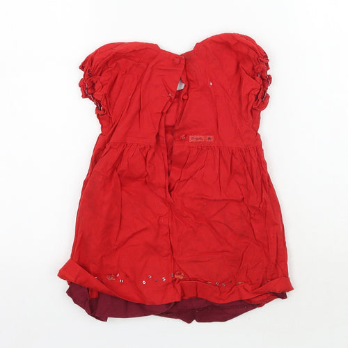 Confetti Girls Red   A-Line  Size 18 Months