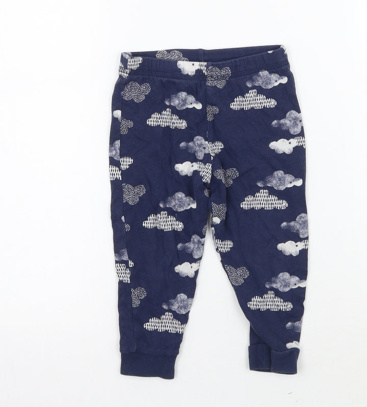 George Girls Blue   Sweatpants Trousers Size 2 Years
